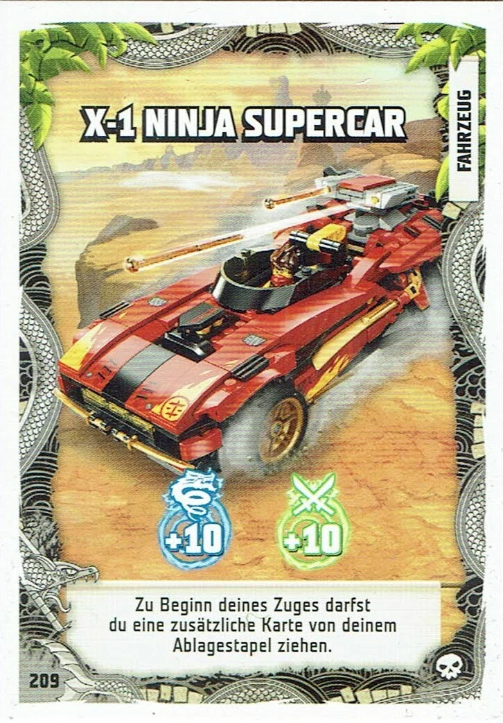 Lego Ninjago Serie 6 Die Insel TCG Karte Nr. 209 X 1 Ninja