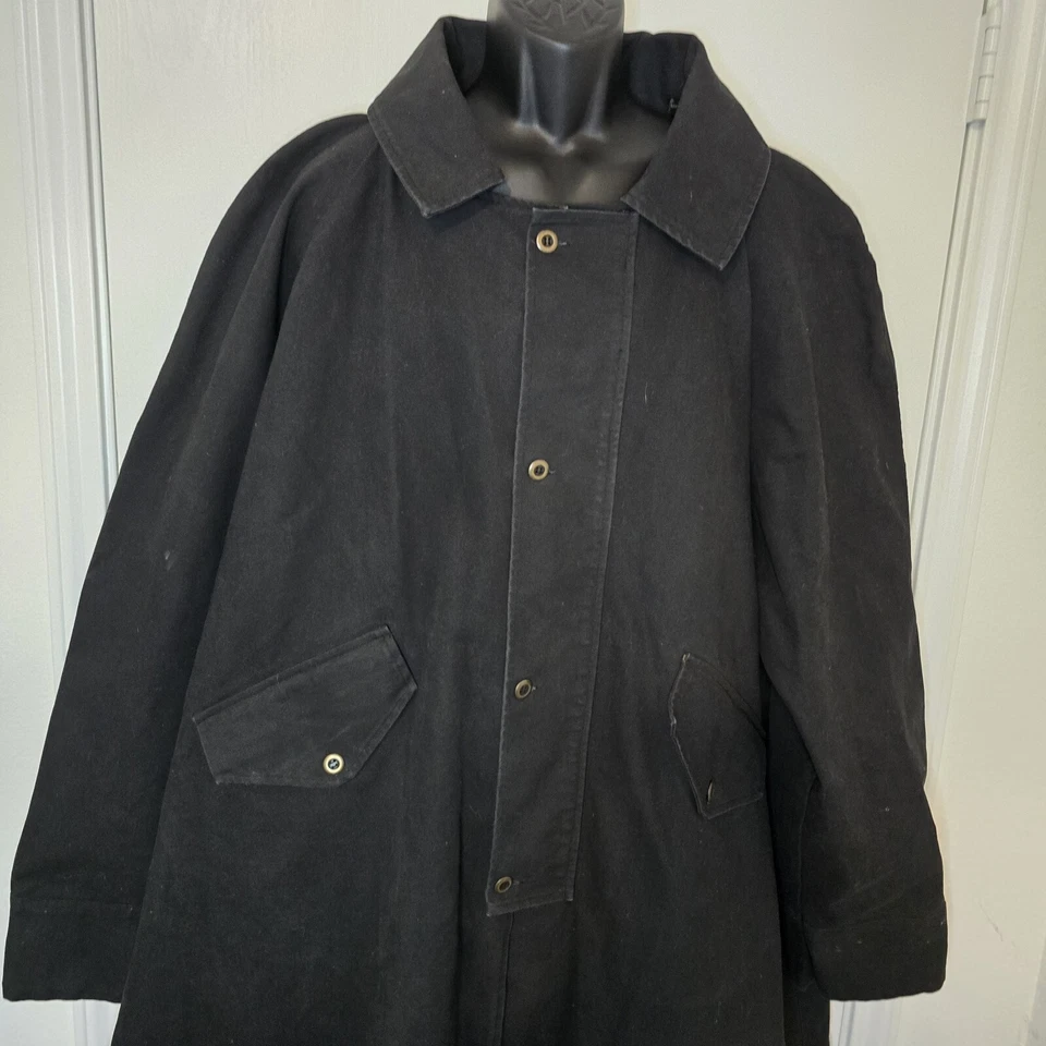 Abrigo Plumero Frontier Classics Bushwhacker Negro 3XL Vaquero Equitación Lona Foto 3 de 4