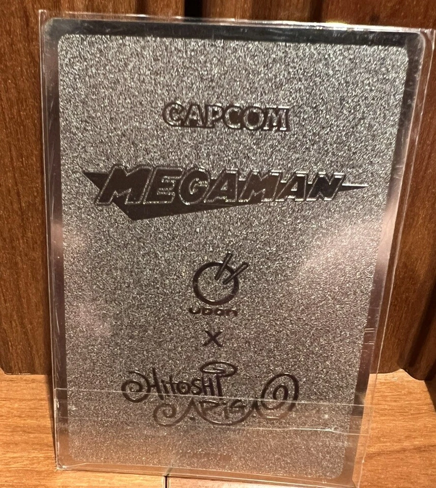 Mega Man Guts Man Limited edition metal card, udon - sold out - Image 2 of 2