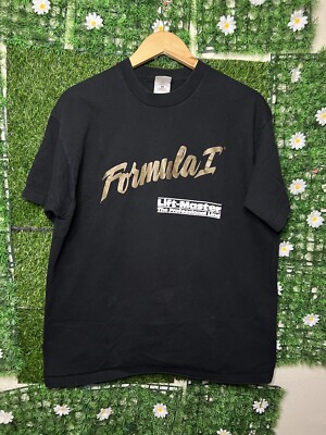 Vintage Formula 1 Lift-Master  The Ultimate Drive Team  T-Shirt XL Black RARE