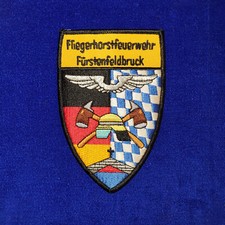 Feuerwehr Aufn&auml;her Bundeswehr F&uuml;rstenfeldbruck Patch #SK
