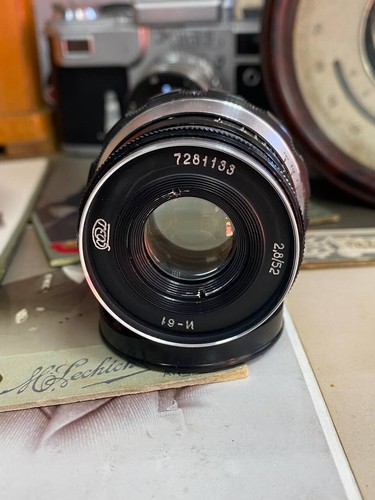 Lens Industar 61 Rangefinder Film 2.8/52