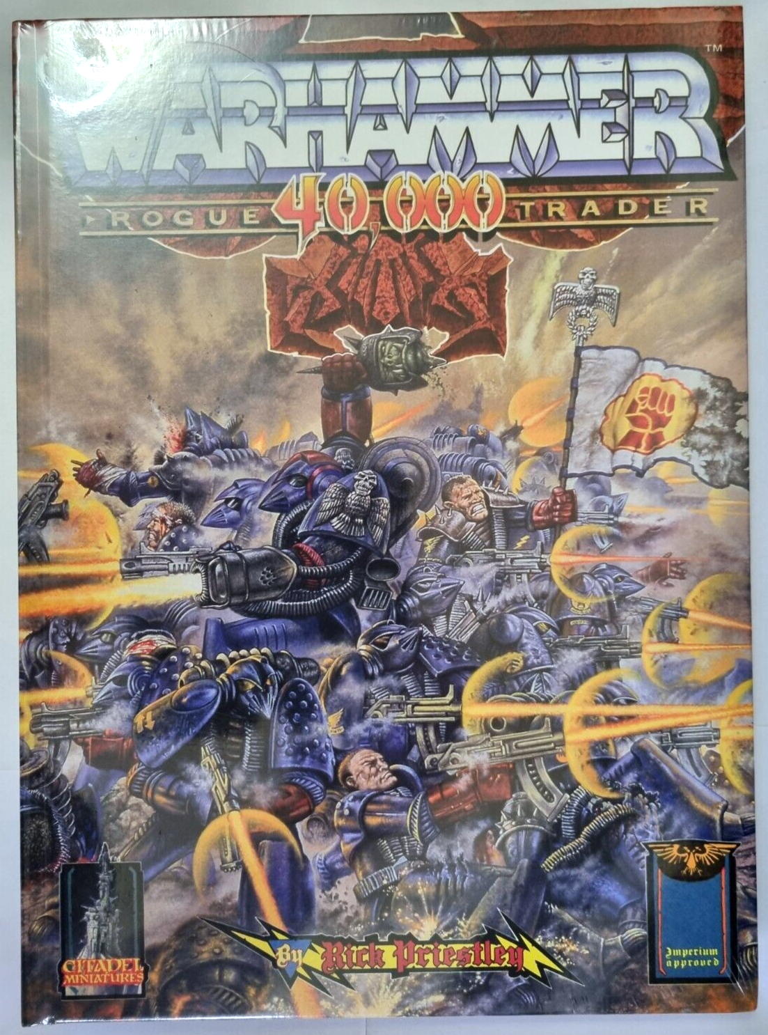 Games Workshop Citadel Warhammer 40k Rogue Trader Reprint Rule Book New