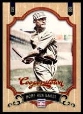 2012 Panini Cooperstown Home Run Baker #154 Color Tint Short Print SP Athletics