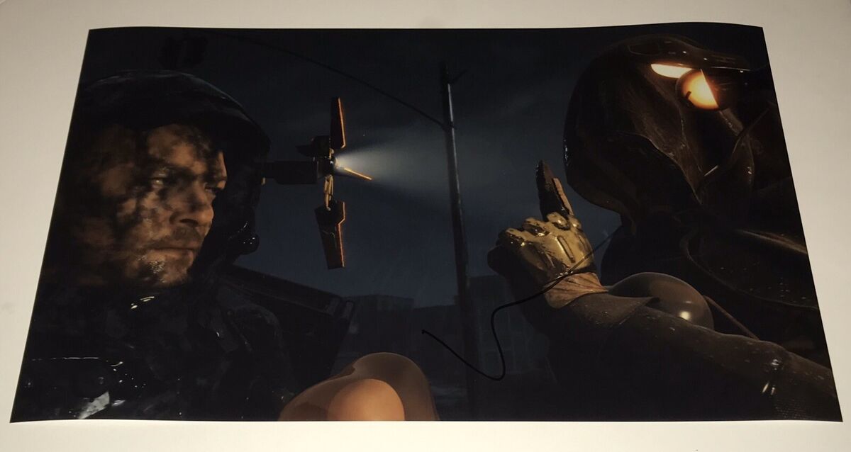 Troy Baker Signed 8x10 Death Stranding Higgs Authentic Autograph Photo JSA  COA