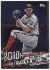 2020 Topps Series 2 STEPHEN STRASBURG 2010s Chrome Decades' Best - NATIONALS -