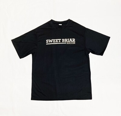 C2 Sport Sweet Briar College Soccer Short Sleeve Tee Men's S M L XL Black