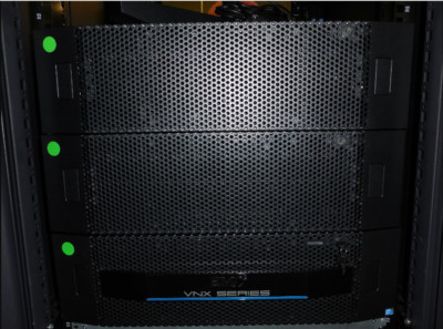 EMC VNX5500   50TB Useable, 30,000 IOPS, 500GB SSD