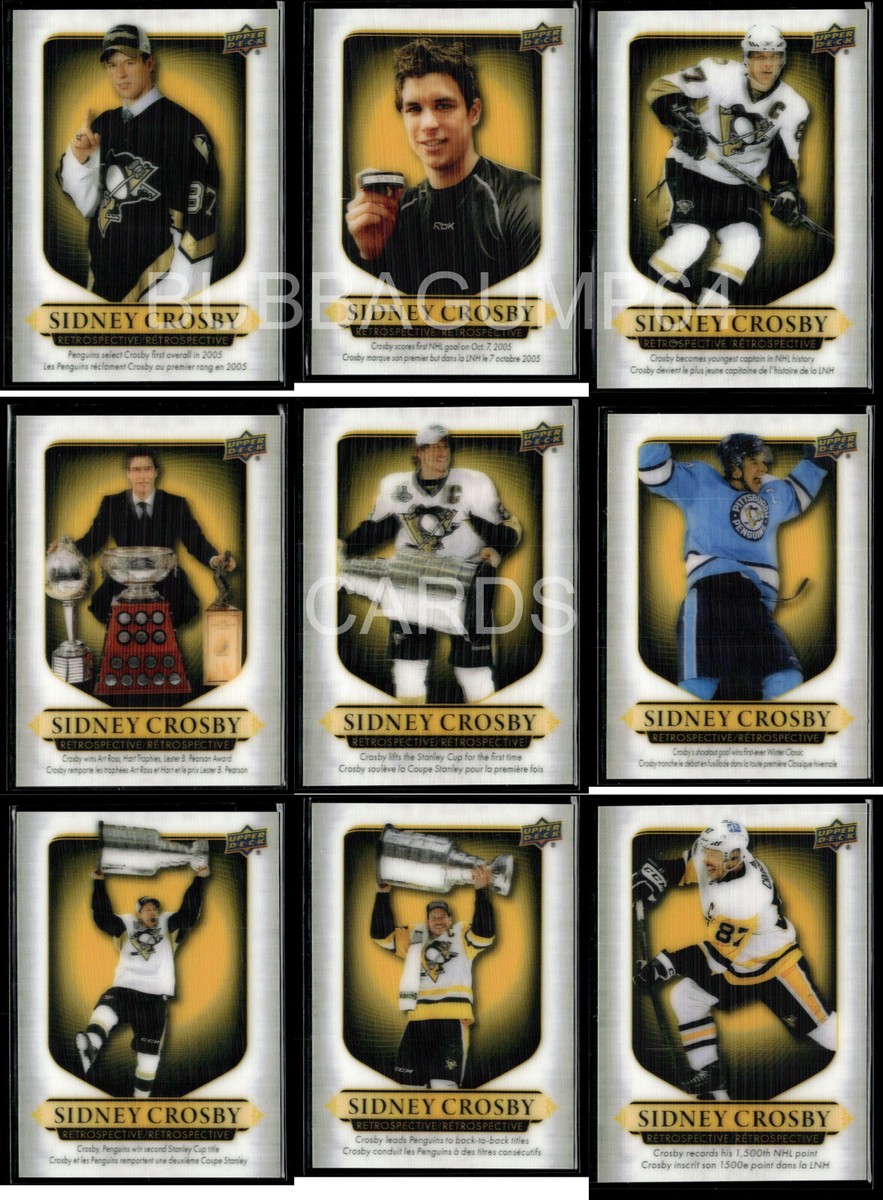 クルセイド 引退品Deck 最高レアリティ 数十年来大切にしてきたコレクション 2024-25 UD TIM HORTONS SIDNEY CROSBY RETROSPECTIVE - PICK SINGLES