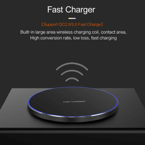 30W Qi Wireless Charger Fast Charging Pad Mat For Apple iPhone 13 12 Pro 11 XS 8