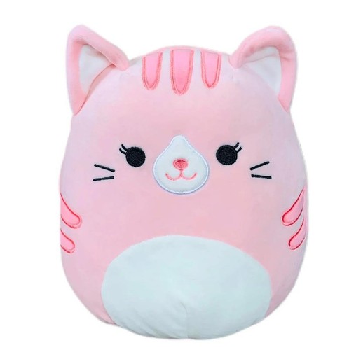 grey and pink cat squishmallow