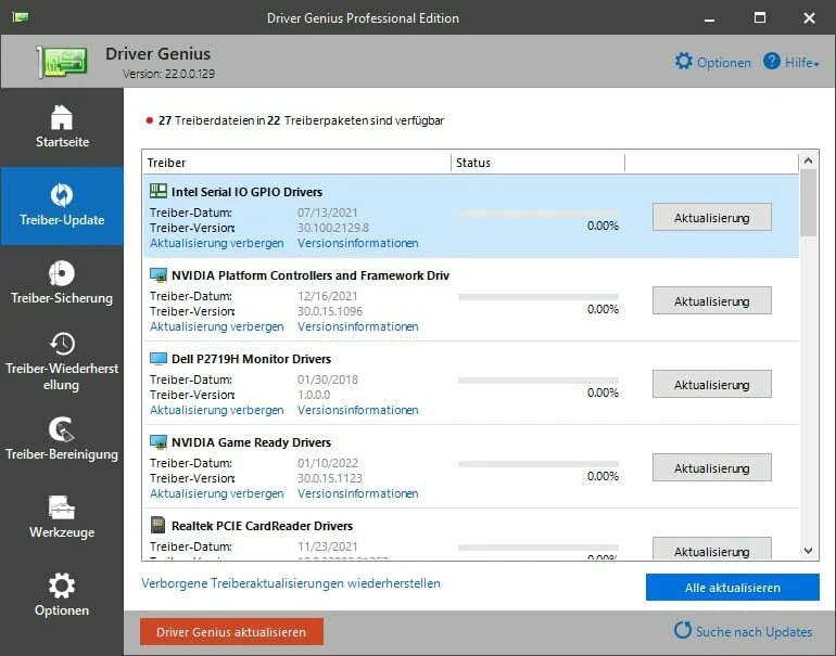 Driver Genius 22 Professional (Code in a Box) f. 3 PC / 1 Jahr EAN 4023126123886 - Bild 3 von 4
