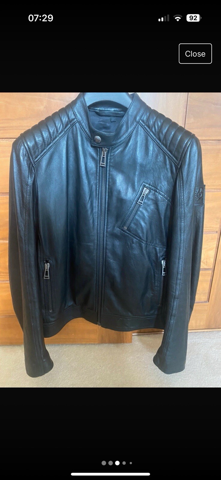 Brand New Mens Belstaff  V Racer 2.0 Leather Jacket Size 48 image 5