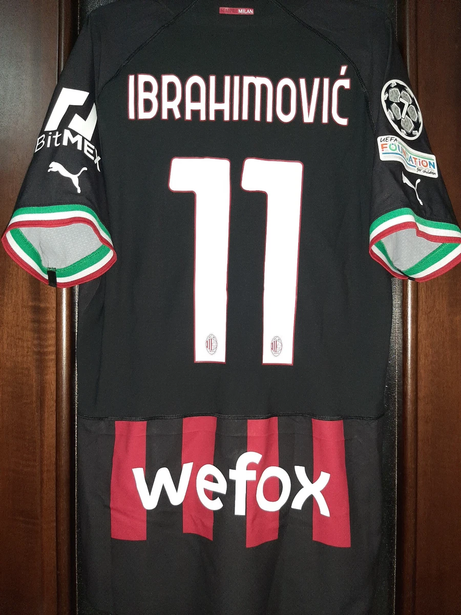 Maillot AC Milan Extérieur 2020-2021, #11 Ibrahimovic, Taille S, Puma, Neuf