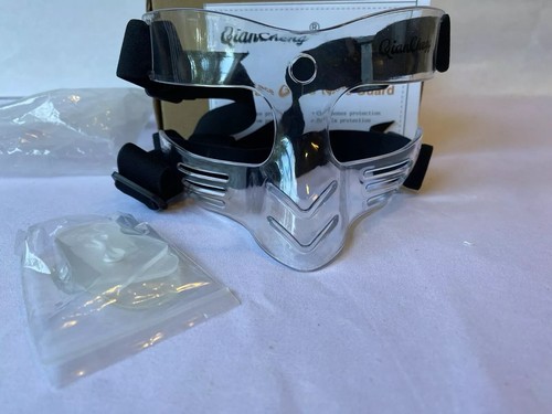 Qiancheng Black Transparent Padding Nose Guard Face Shield For Broken Nose - Picture 5 of 5