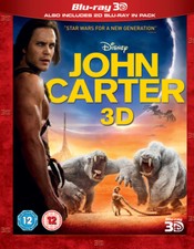 John Carter Blu-ray (2012) Taylor Kitsch, Stanton (DIR) cert 12 2 discs