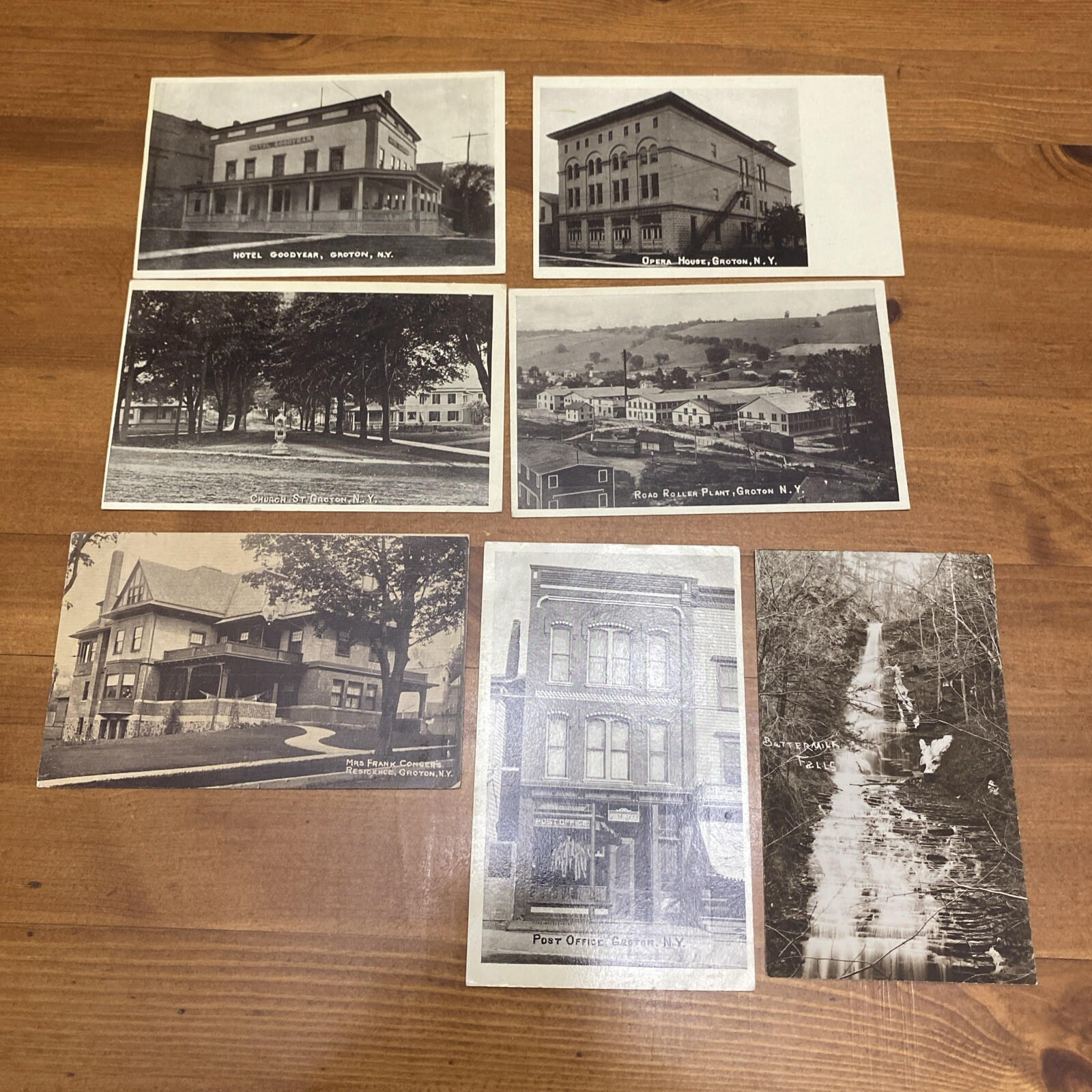 Vintage Postcard Set Featuring Scenic Groton New York