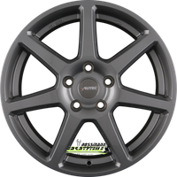4X Autec Typ TE - Tallin ECE Titansilber 6.5X17 ET38 - LK5/112 ML57.1 Felge Alu