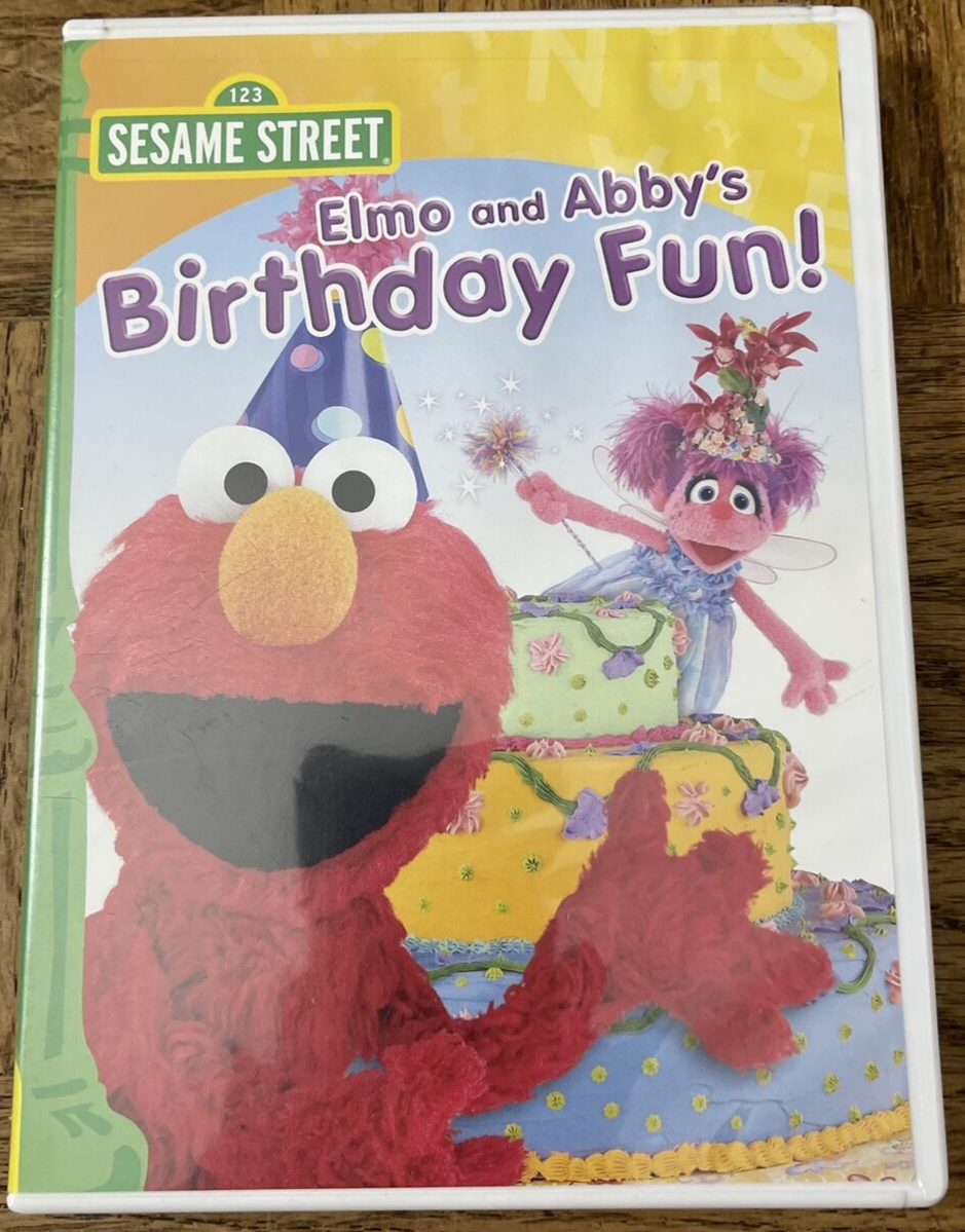 Sesame Street Elmo And Abby's Birthday Fun DVD 891264001397