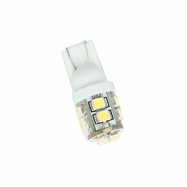 Possbay 10-Pack T10 1210 10SMD LED Bulbs – White, Fits 194 168 2825, Universal