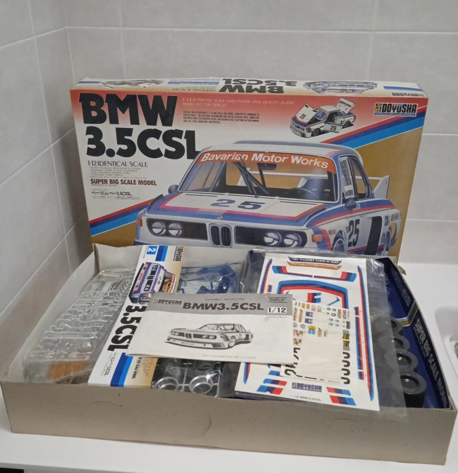 DOYUSHA BMW 3.5 CSL 1/12 Vintage Nuovo - Immagine 2 di 4