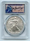 2020 W $1 Burnished American Silver Eagle PCGS SP70 Leonard Buckley