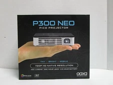 AAXA P300 NEO 720p HD Pico Projector, 420 LED Lumens, 150-Min Battery USB HDMI