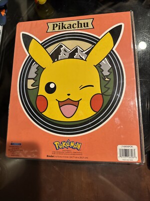 pokemon trading card 3 ring binder pikachu Amazon.com: Ultra Pro Pokemon Pikachu 2'' 3-Ring Binder : Toys & Games main image 0