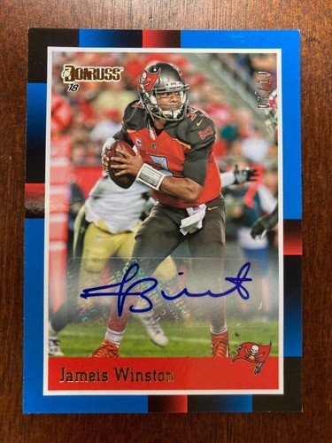 Jameis Winston [Autograph] 2018 Donruss 1988 Tribute card