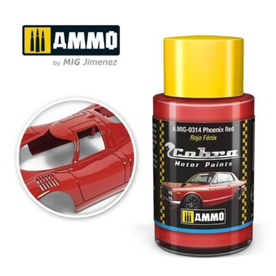 Ammo MIG 0314 - Cobra Motor Phoenix red 30ml - Neu