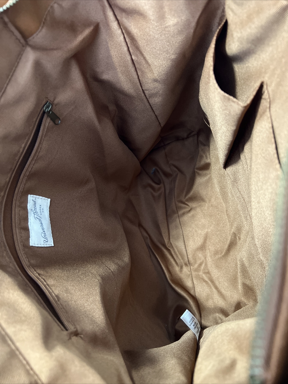 Brown Universal Thread Leather Tote - image 3