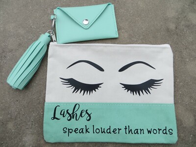 NEW - Hand Made makeup bag 