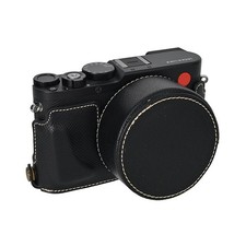 Leather Half Case for Leica D-LUX8 Camera Grip With Lens Cap