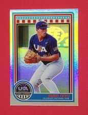 Daniel Cuvet 2025 Panini Stars-Stripes USA Baseball Refractor Rookie #53