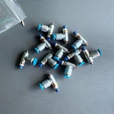 Festo 6mm & SMC AS1301F 4mm Pneumatic Flow Control Push-to-Connect Fittings Lot