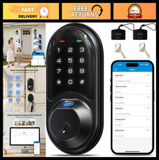 Fingerprint Smart Door Lock Deadbolt - Keyless Entry, App Control, Remote Access