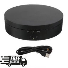 360  Rotating Display Stand Electric Motorized Jewelry Photography Turntable