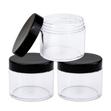 3 Pieces 2Oz/60g/60ml HQ Acrylic Leak Proof C...