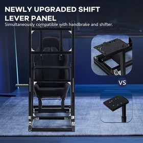 Supllueer 4080 Aluminum Racing Sim Cockpit With TV Stand Seat Fit Thrustmaster