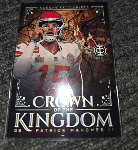 Panini 2025 Icon Collection Mahomes Patrick Mahomes II Chiefs Insert CK-1