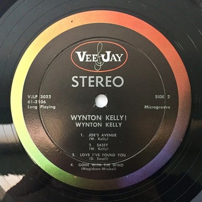 Wynton Kelly - Wynton Kelly! 1961 LP, Album Vee Jay Records SR