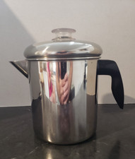 Vintage Farberware Stainless Stove Top Coffee...