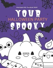 Your Spooky Halloween Party: Personalized Coloring Adventure for Kids Aged 6 and