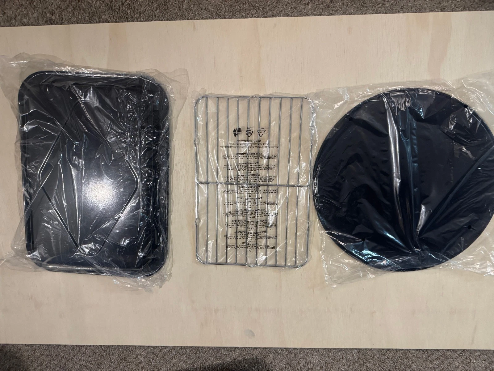 Breville Enamel Broling Pans & Rack Accessories for BOV900BSS Air Fryer Oven