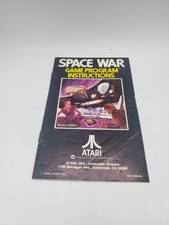 1978 Atari Space War Game Program Instructions