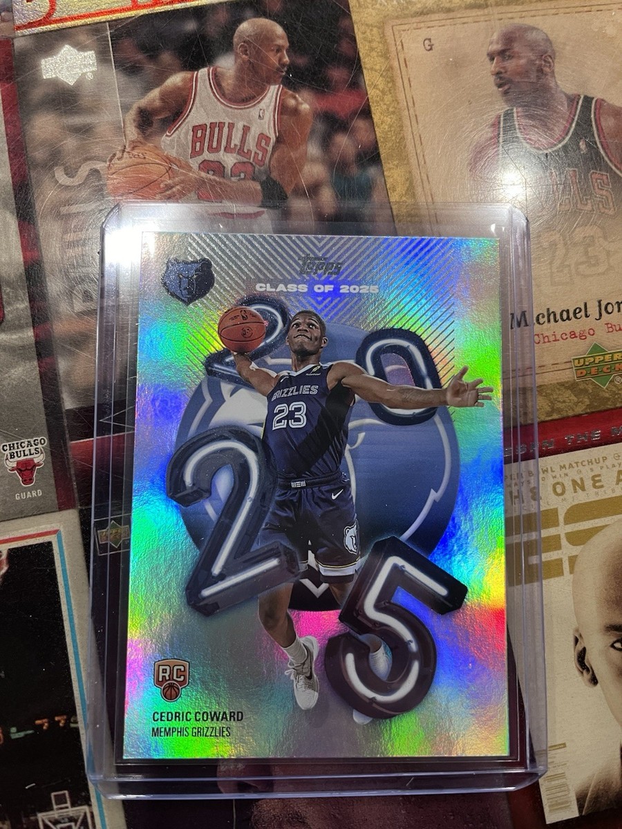 希少 Cedric Coward 直筆サインカード Topps Chrome basketball RC