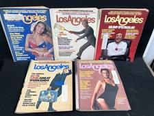 LOS ANGELES MAGAZINE, LOT OF 5, 1976-1977