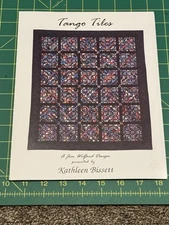 TANGO TILES Quilt Pattern Jim Wilford Designs by Kathleen Bissett up to King Sz
