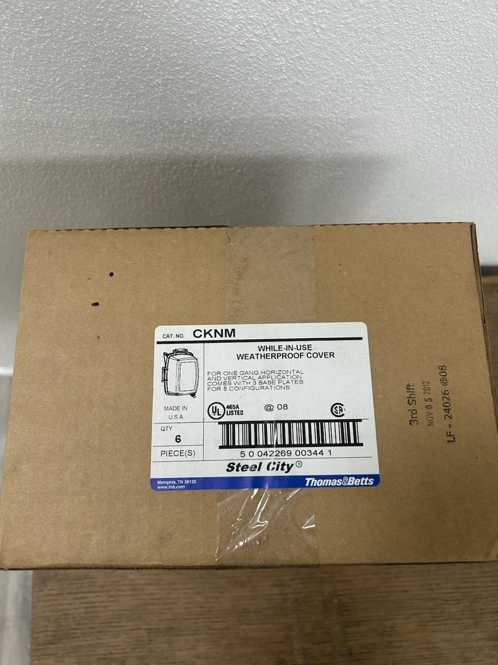 Thomas & Betts Red Dot электрические универсальные в использовании всепогодные CKNM упаковка 6 шт. - Изображение 2 из 4