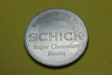 TOKEN-MEDAL-MONDAY NIGHT FOOTBALL SCHEDULE-SCHICK SUPER CHROMIUM BLADES